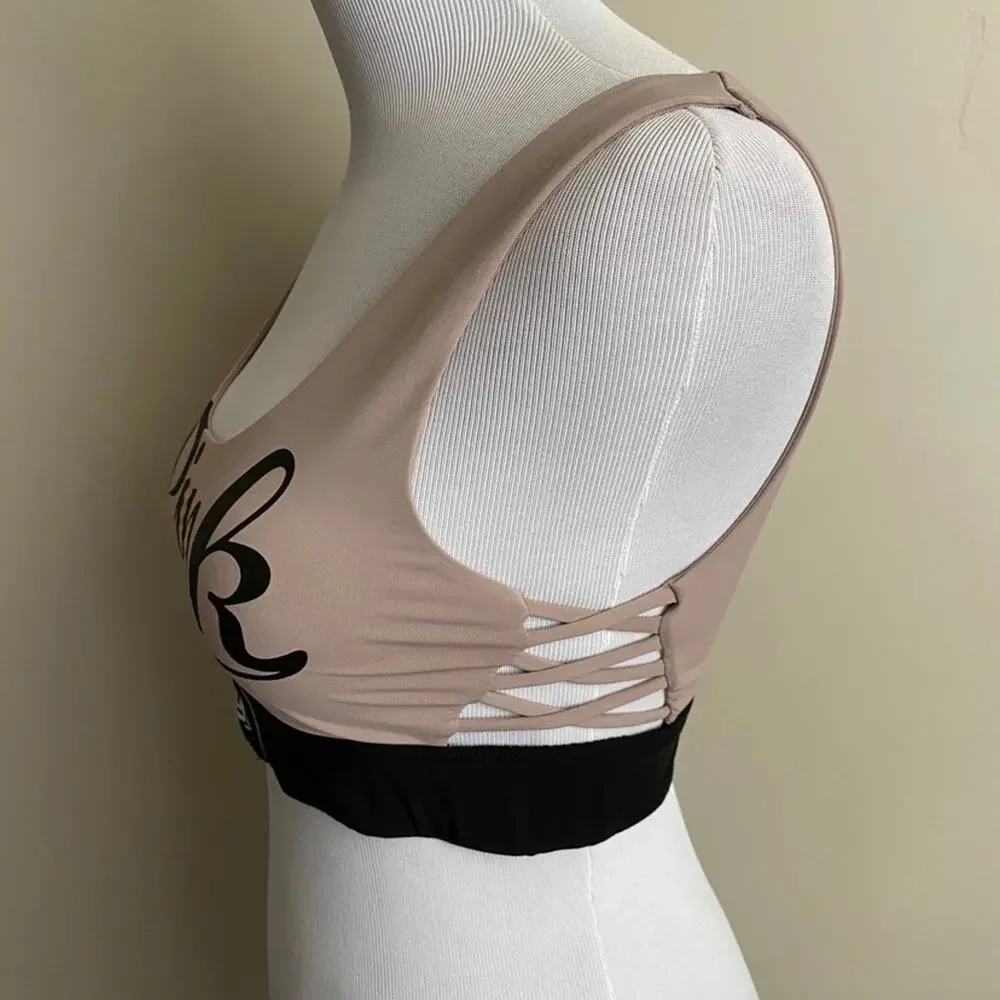 PINK Victoria’s Secret Small ULTIMATE Strappy Sports Bra